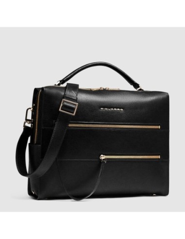 Borsa da ufficio donna porta pc 14 Piquadro Patricia – Nero - foto 2
