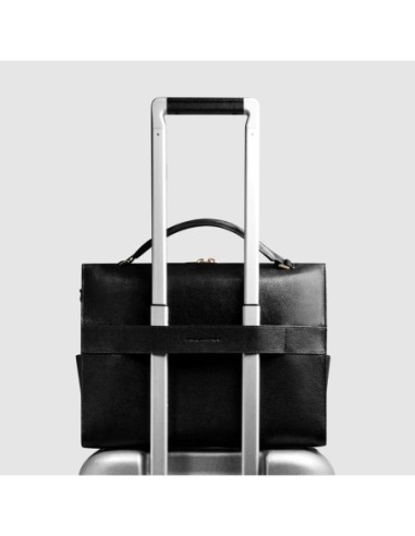 Borsa da ufficio donna porta pc 14 Piquadro Patricia – Nero - foto 3