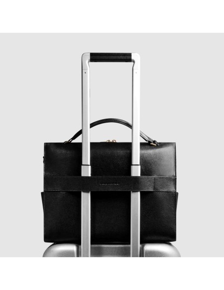 Borsa da ufficio donna porta pc 14 Piquadro Patricia – Nero - foto 3