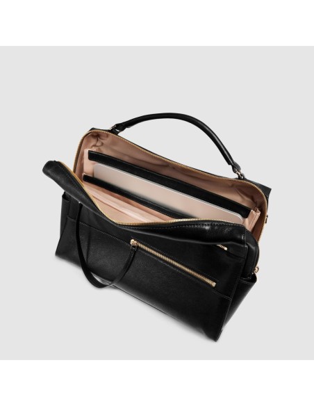 Borsa da ufficio donna porta pc 14 Piquadro Patricia – Nero - foto 4