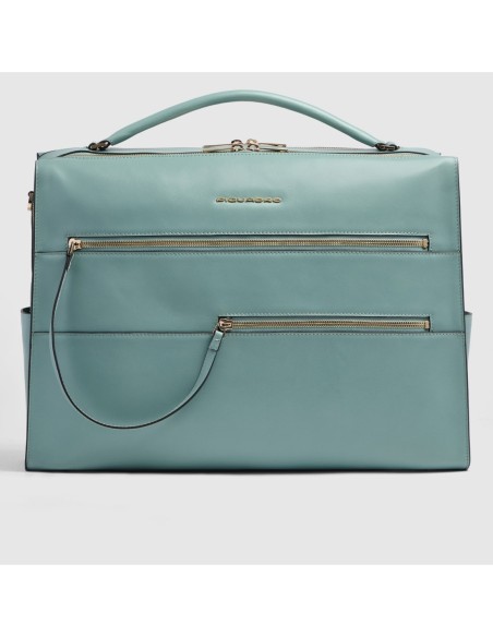 Borsa da lavoro donna porta pc 14 Piquadro Patricia – Azzurro - foto 1