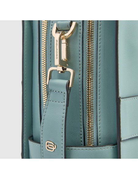 Borsa da lavoro donna porta pc 14 Piquadro Patricia – Azzurro - foto 6