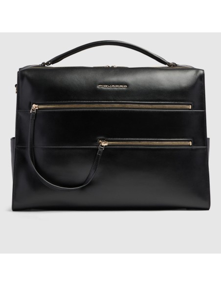 Borsa da lavoro donna porta pc 14 Piquadro Patricia – Nero (N2) - foto 1