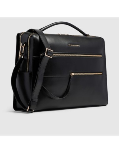 Borsa da lavoro donna porta pc 14 Piquadro Patricia – Nero (N2) - foto 2