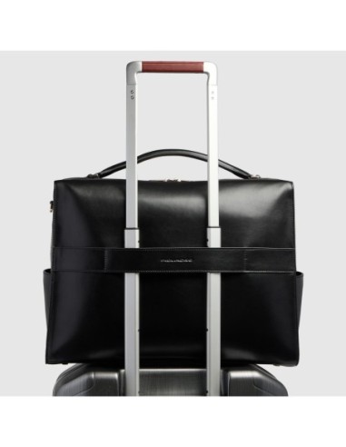 Borsa da lavoro donna porta pc 14 Piquadro Patricia – Nero (N2) - foto 3