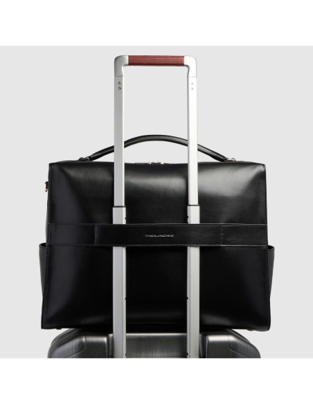Borsa da lavoro donna porta pc 14 Piquadro Patricia – Nero (N2) - foto 3