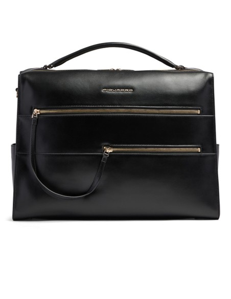 Borsa da lavoro donna porta pc 14 Piquadro Patricia – Nero (N2) - foto 8