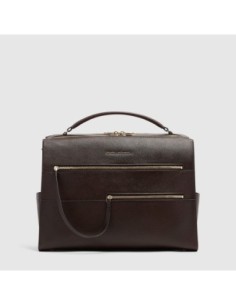 Borsa da lavoro donna porta pc 14 Piquadro Patricia – Marrone - foto 1