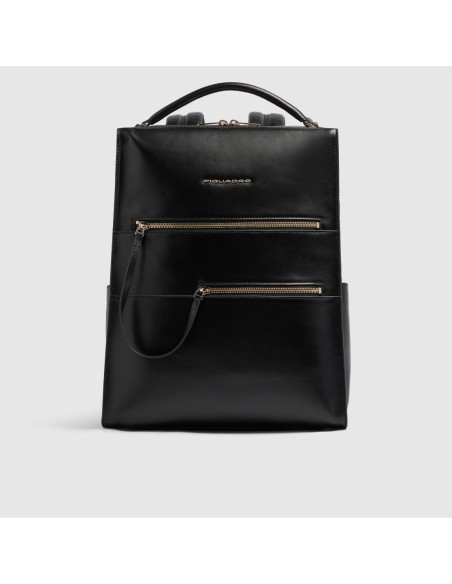 Zaino donna porta pc 15.6 Piquadro Patricia – Nero (N2) - foto 1
