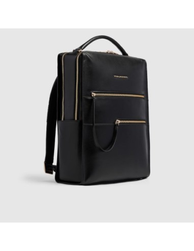 Zaino donna porta pc 15.6 Piquadro Patricia – Nero (N2) - foto 2