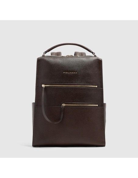 Zaino donna porta pc 15.6 Piquadro Patricia – Marrone - foto 1