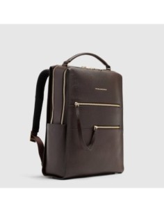 Zaino donna porta pc 15.6 Piquadro Patricia – Marrone - foto 1 2