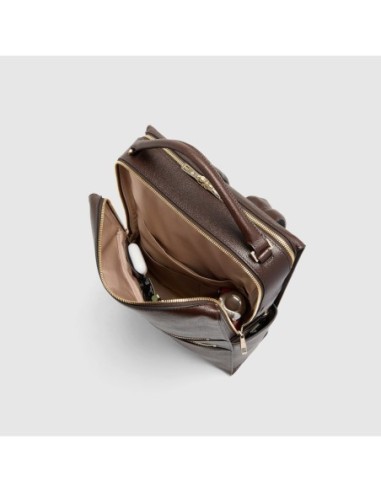Zaino donna porta pc 15.6 Piquadro Patricia – Marrone - foto 4