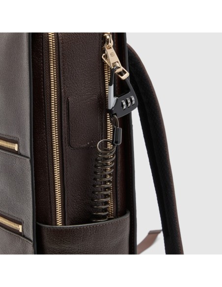 Zaino donna porta pc 15.6 Piquadro Patricia – Marrone - foto 7
