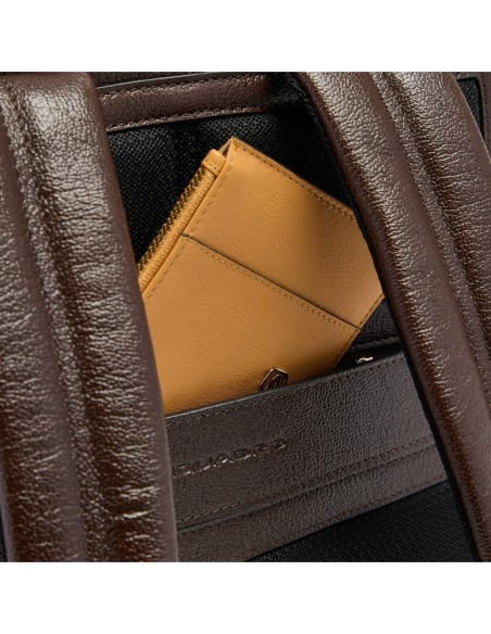 Zaino donna porta pc 15.6 Piquadro Patricia – Marrone - foto 8