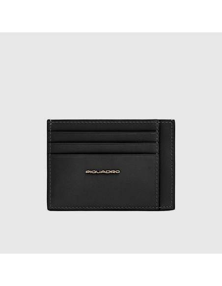 Portacarte donna sottile Piquadro Patricia – Nero - foto 1
