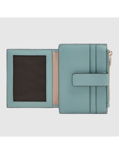 Portafogli da donna con porta monete Piquadro Patricia – Azzurro - foto 3