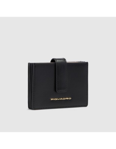 Portacarte donna in pelle Piquadro Patricia – Nero - foto 2