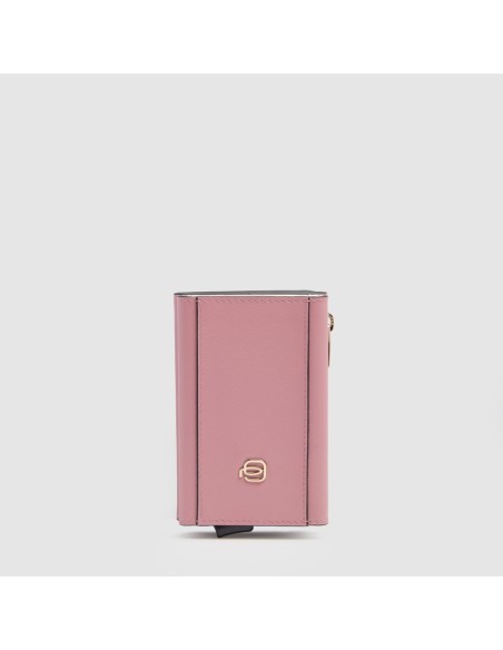 Portafogli compatto donna automatico Piquadro Circle – Rosa - foto 1
