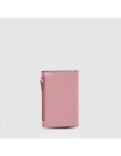 Portafogli compatto donna automatico Piquadro Circle – Rosa - foto 1 2