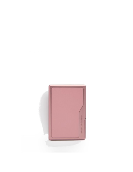 Portacarte di credito MagSafe donna in metallo e pelle Piquadro Circle – Rosa - foto 3
