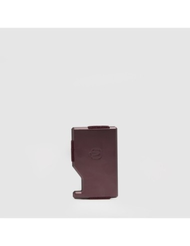 Portacarte di credito MagSafe con fascia elastica Piquadro Circle – Bordeaux/rosa - foto 2