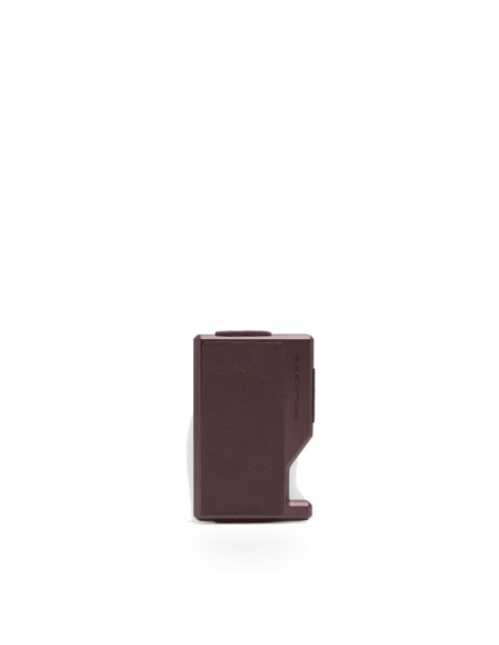 Portacarte di credito MagSafe con fascia elastica Piquadro Circle – Bordeaux/rosa - foto 4