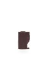 Portacarte di credito MagSafe con fascia elastica Piquadro Circle – Bordeaux/rosa Portacarte di credito MagSafe con fascia elastica Piquadro Circle – Bordeaux/rosa