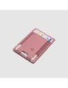 Portacarte di credito MagSafe donna in pelle sottile Piquadro Circle – Rosa