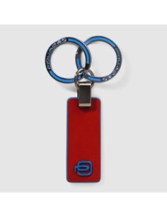 Portachiavi uomo a due anelli Piquadro Blue Square – Arancio - foto 1