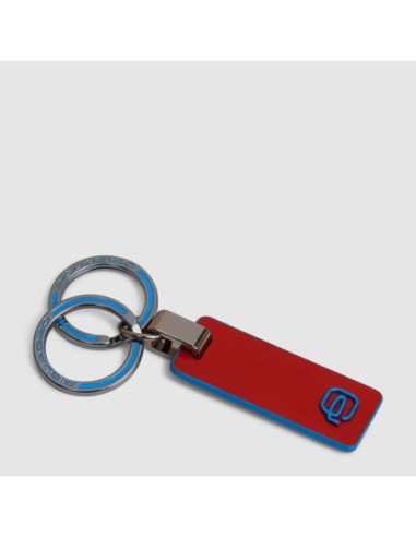 Portachiavi uomo a due anelli Piquadro Blue Square – Arancio - foto 3