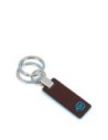 Portachiavi uomo a due anelli Piquadro Blue Square – Mogano Portachiavi uomo a due anelli Piquadro Blue Square – Mogano