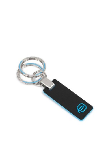 Portachiavi uomo a due anelli Piquadro Blue Square – Nero - foto 2