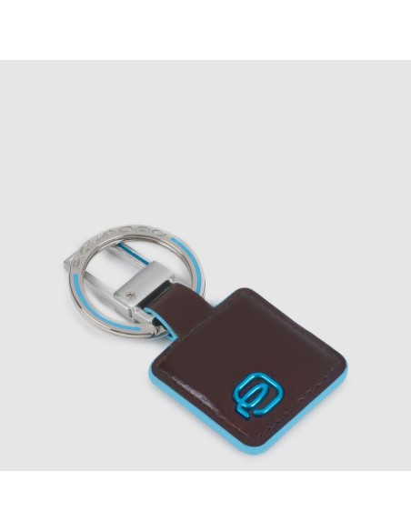 Moschettone portachiavi quadrato Piquadro Blue Square – Mogano - foto 1