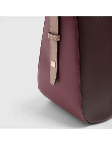 Borsa donna porta pc 14 Piquadro Circle – Bordeaux/rosa - foto 5