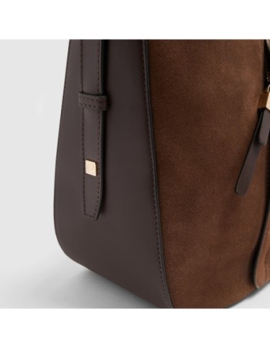 Borsa donna porta pc 14 Piquadro Circle – Camoscio noce scuro - foto 5