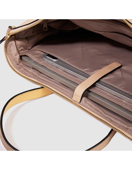 Borsa da lavoro donna porta pc 15.6 Piquadro Circle – Nero - foto 6