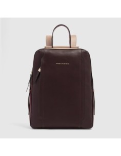 Zaino donna porta pc 14 Piquadro Circle – Bordeaux/rosa - foto 1