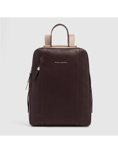 Zaino donna porta pc 14 Piquadro Circle – Bordeaux/rosa - foto 1