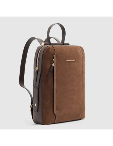 Zaino donna porta pc 14 Piquadro Circle – Camoscio noce scuro - foto 2