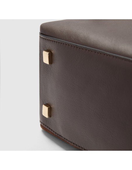 Zaino donna porta pc 14 Piquadro Circle – Camoscio noce scuro - foto 6