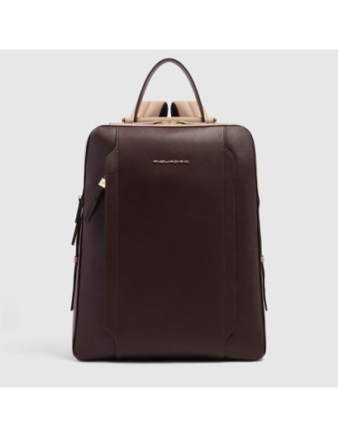 Zaino donna porta pc 15.6 Piquadro Circle – Bordeaux/rosa - foto 1