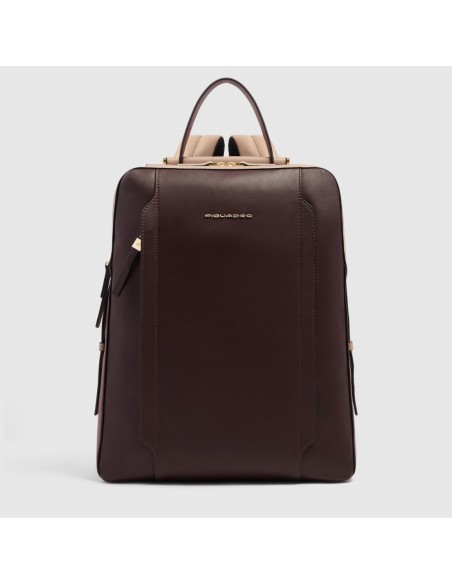 Zaino donna porta pc 15.6 Piquadro Circle – Bordeaux/rosa - foto 1