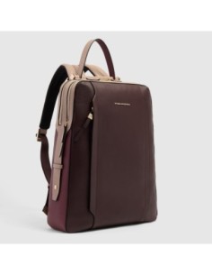 Zaino donna porta pc 15.6 Piquadro Circle – Bordeaux/rosa - foto 1 2