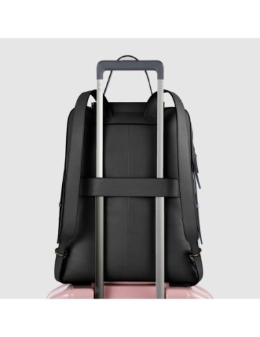 Zaino donna porta pc 15.6 Piquadro Circle – Nero - foto 3