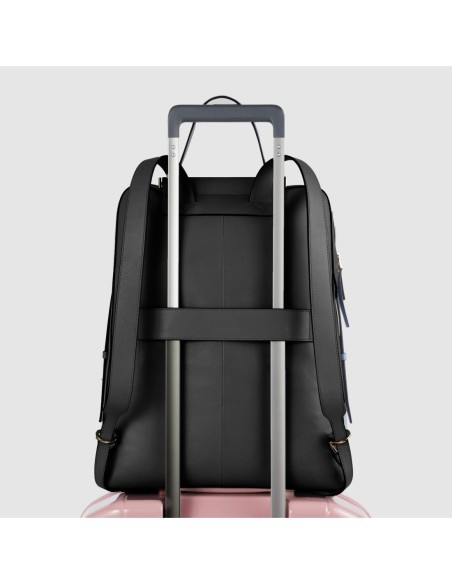 Zaino donna porta pc 15.6 Piquadro Circle – Nero - foto 3
