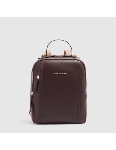 Zaino donna porta iPad Piquadro Circle – Bordeaux/rosa - foto 1