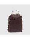 Zaino donna porta iPad Piquadro Circle – Bordeaux/rosa