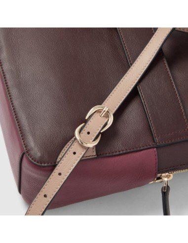 Zaino donna porta iPad Piquadro Circle – Bordeaux/rosa - foto 5