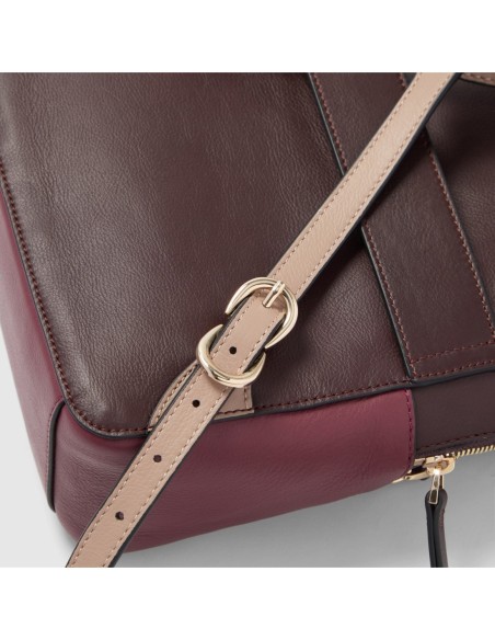 Zaino donna porta iPad Piquadro Circle – Bordeaux/rosa - foto 5